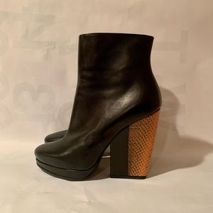 DRIES VAN NOTEN SZ39 colour block bootie